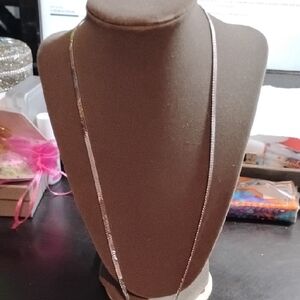 Silver Monet Necklace Costume Jewelry Marked